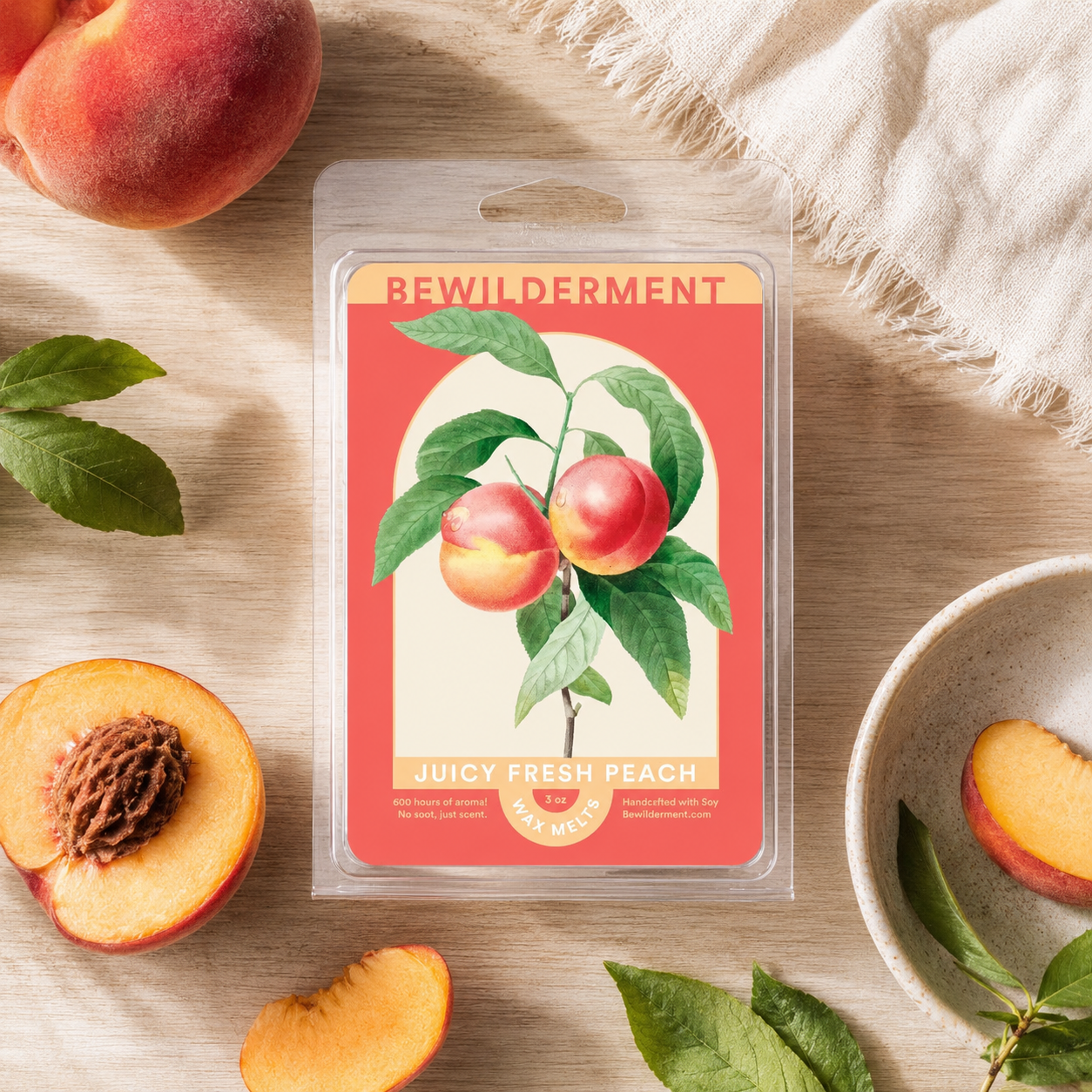 Juicy Fresh Peach Wax Melts