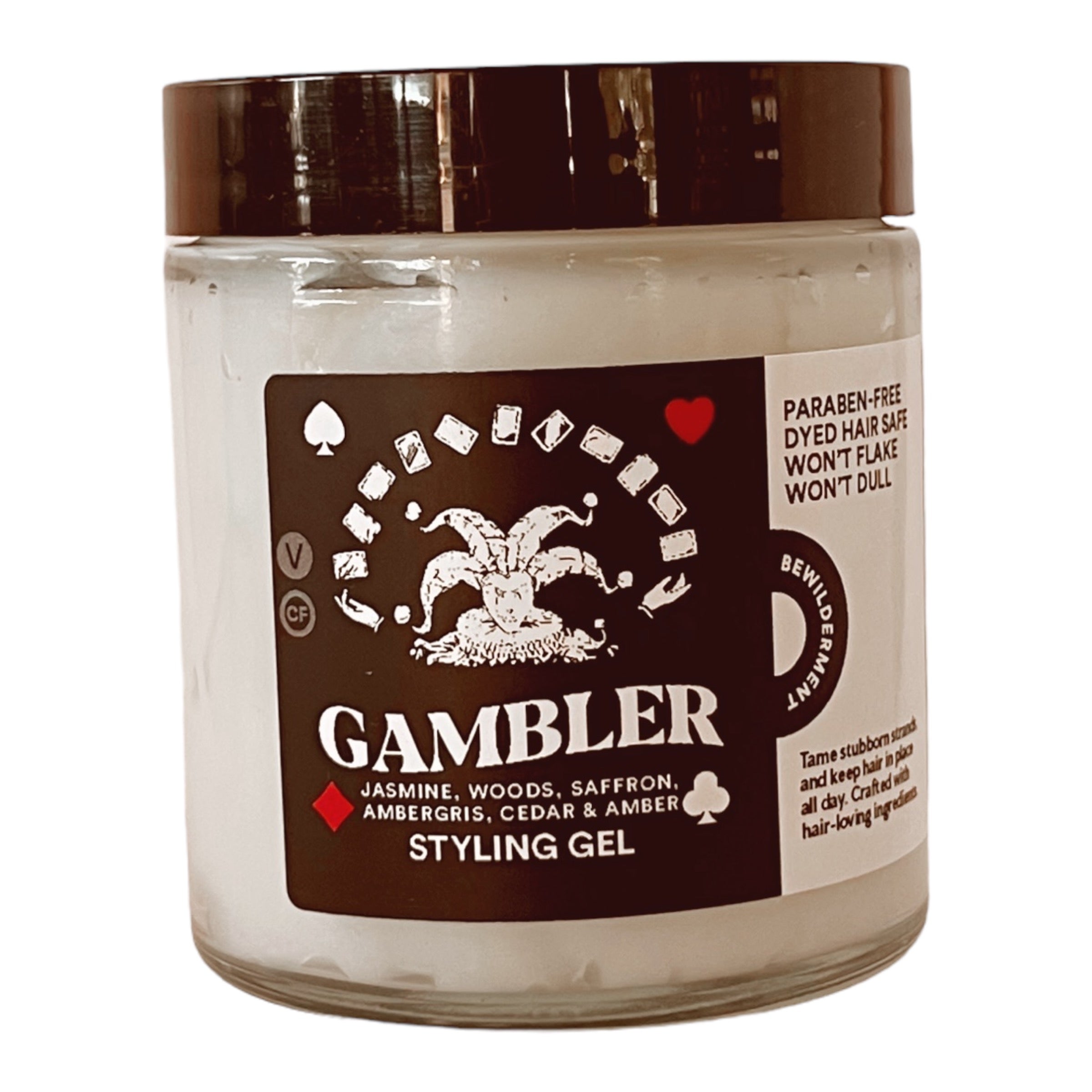 Gambler - Flake Free Styling Gel! Strong hold, non greasy.