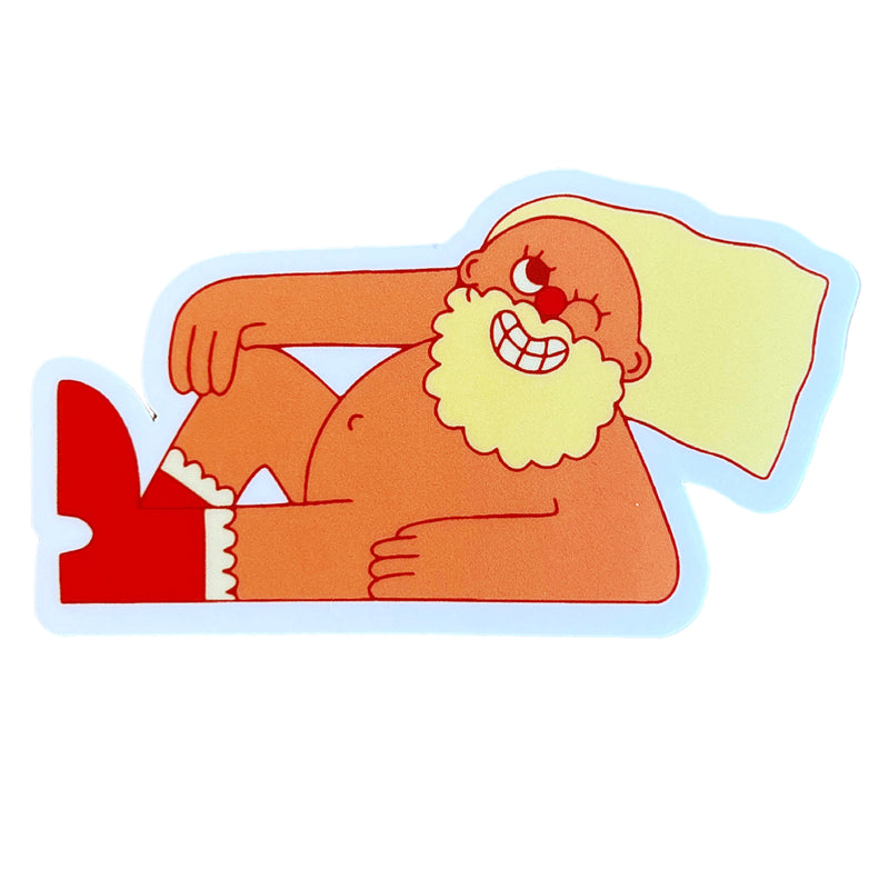 Sexy Santa Vinyl Sticker 3”