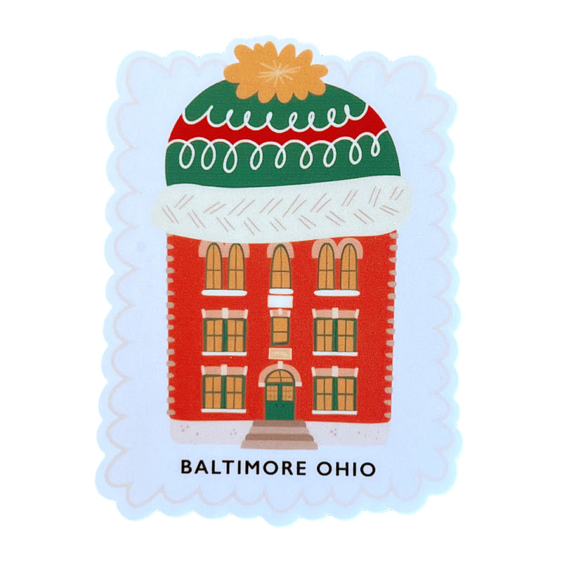 Baltimore Opera House Stamp Vinyl Sticker 3”