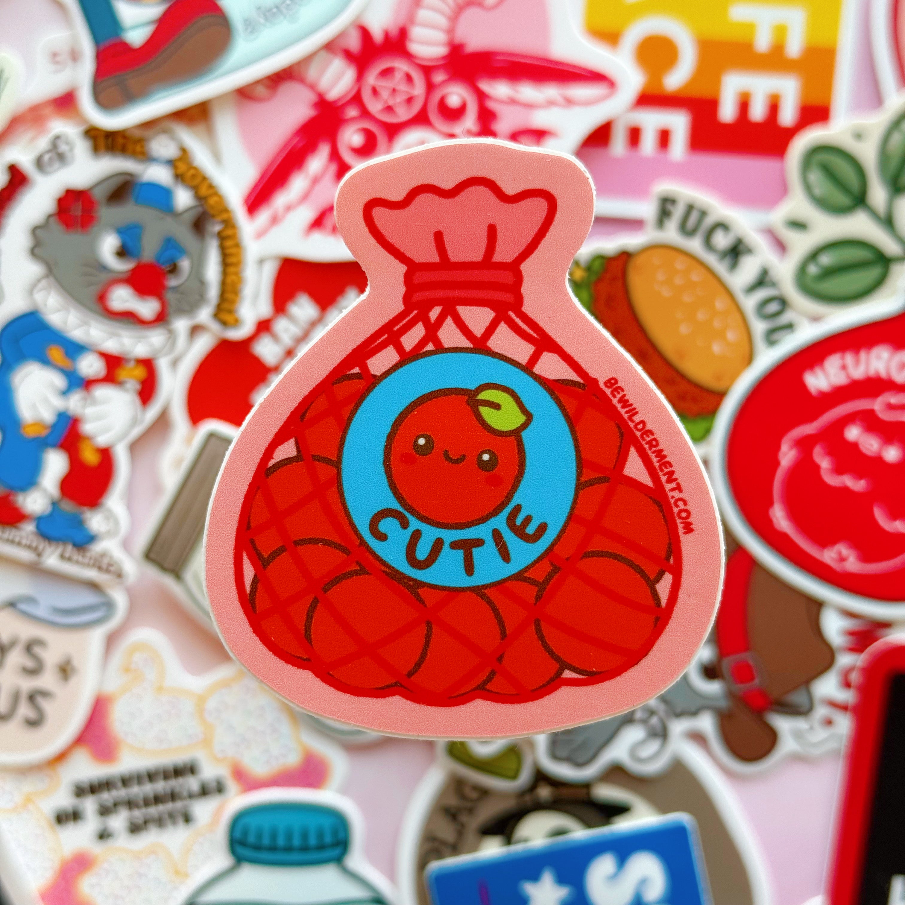 Cutie Tangerines Vinyl Sticker