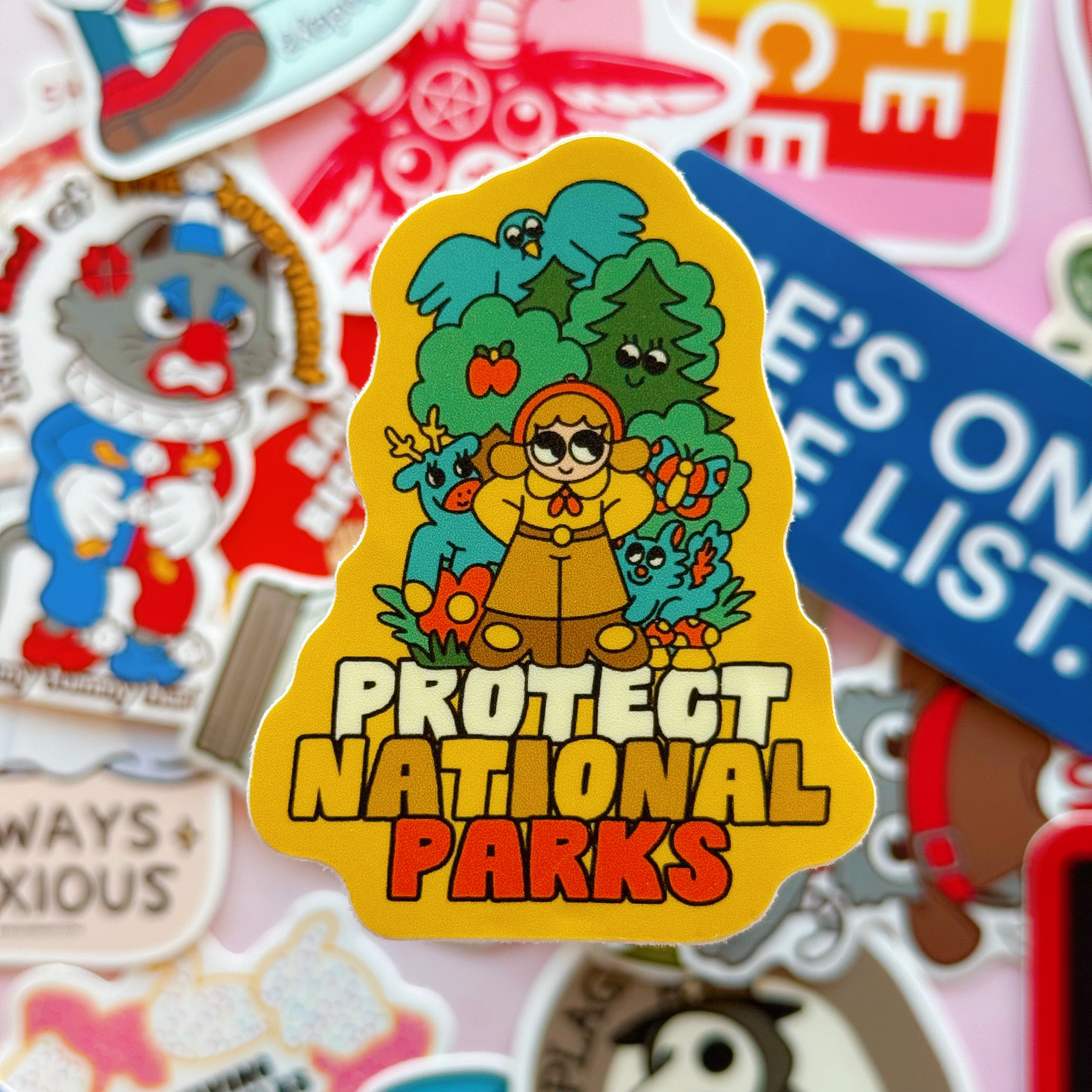 Protect National Parks Vinyl Sticker
