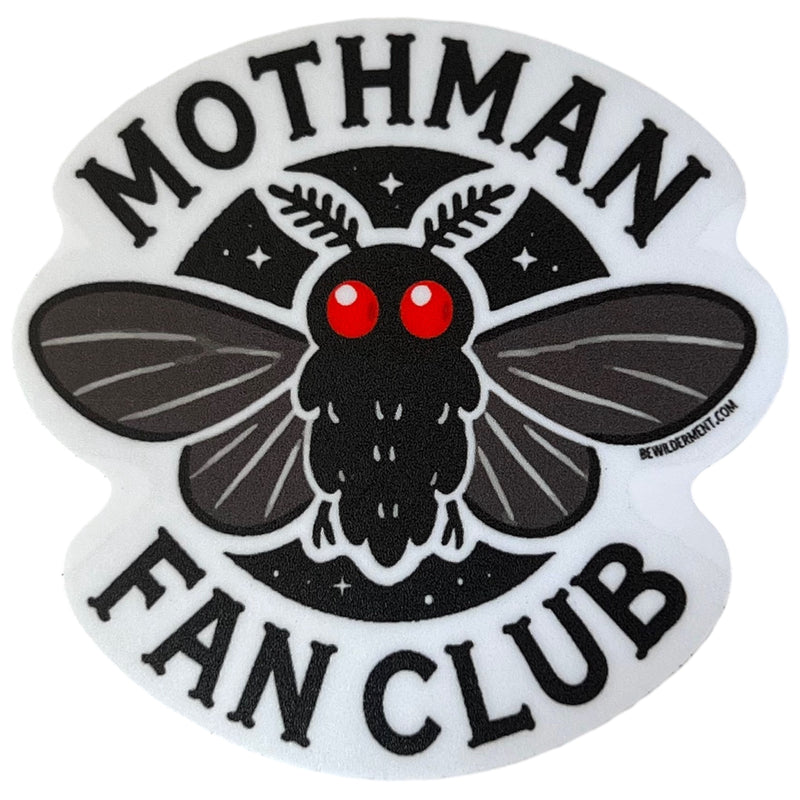 Mothman Fan Club Vinyl Sticker