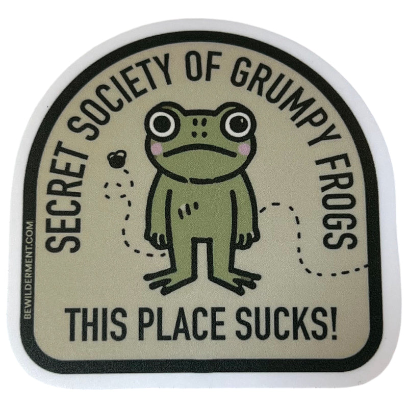 Frog Society Vinyl Sticker