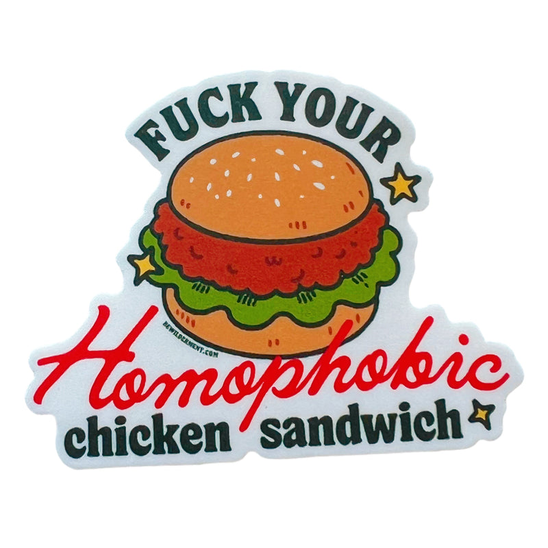 Chicken Sandwich Vinyl Sticker