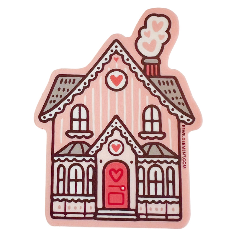 Cutesy Cottage Vinyl Sticker