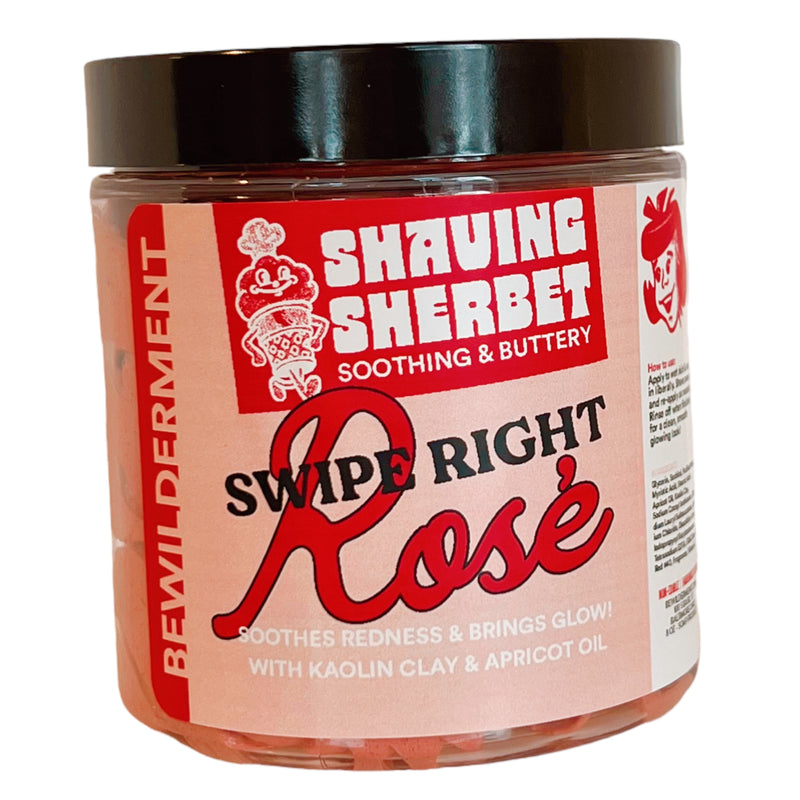 Swipe Right Rosé Shaving Sherbet