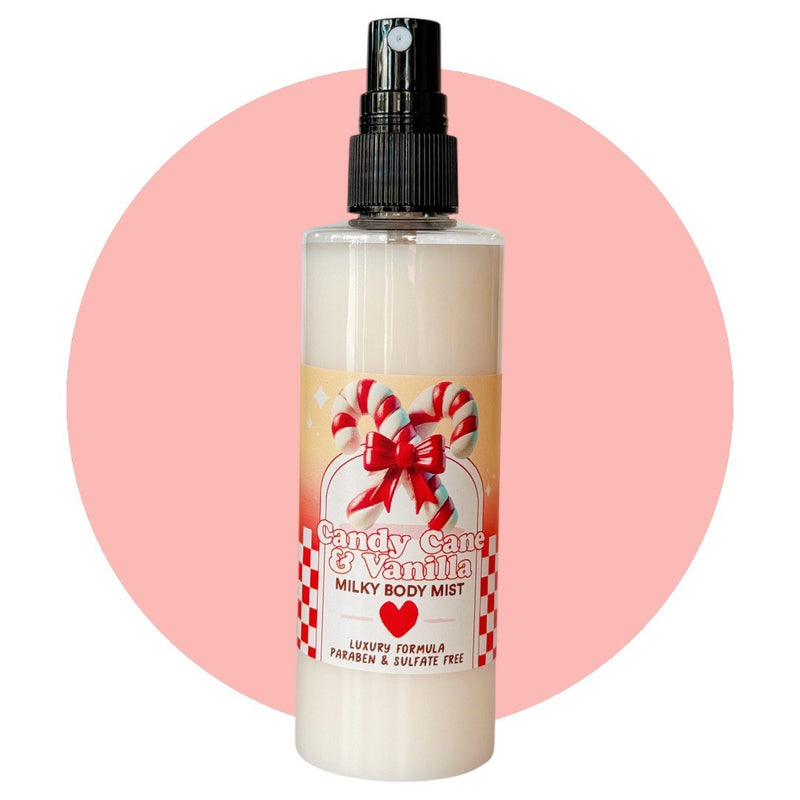 Candy Cane & Vanilla Bean | Milky Body Mist