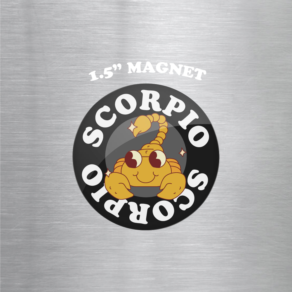 Scorpio Astrology 1.5" Magnet