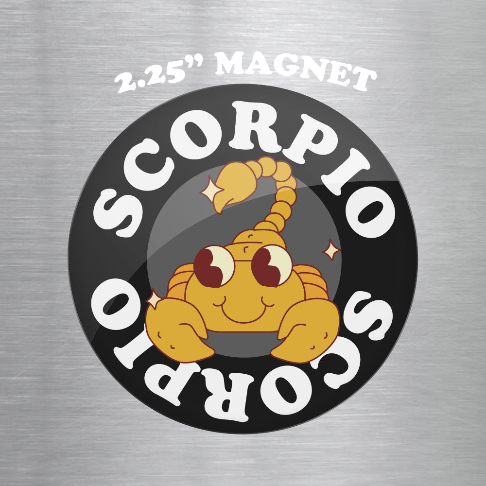 Scorpio Astrology 2.25" Magnet