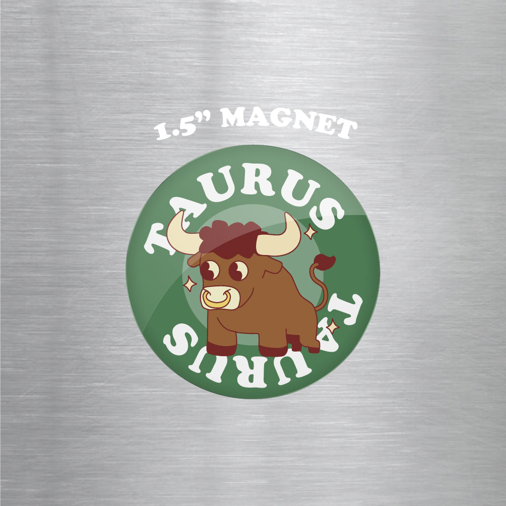 Taurus Astrology 1.5" Magnet