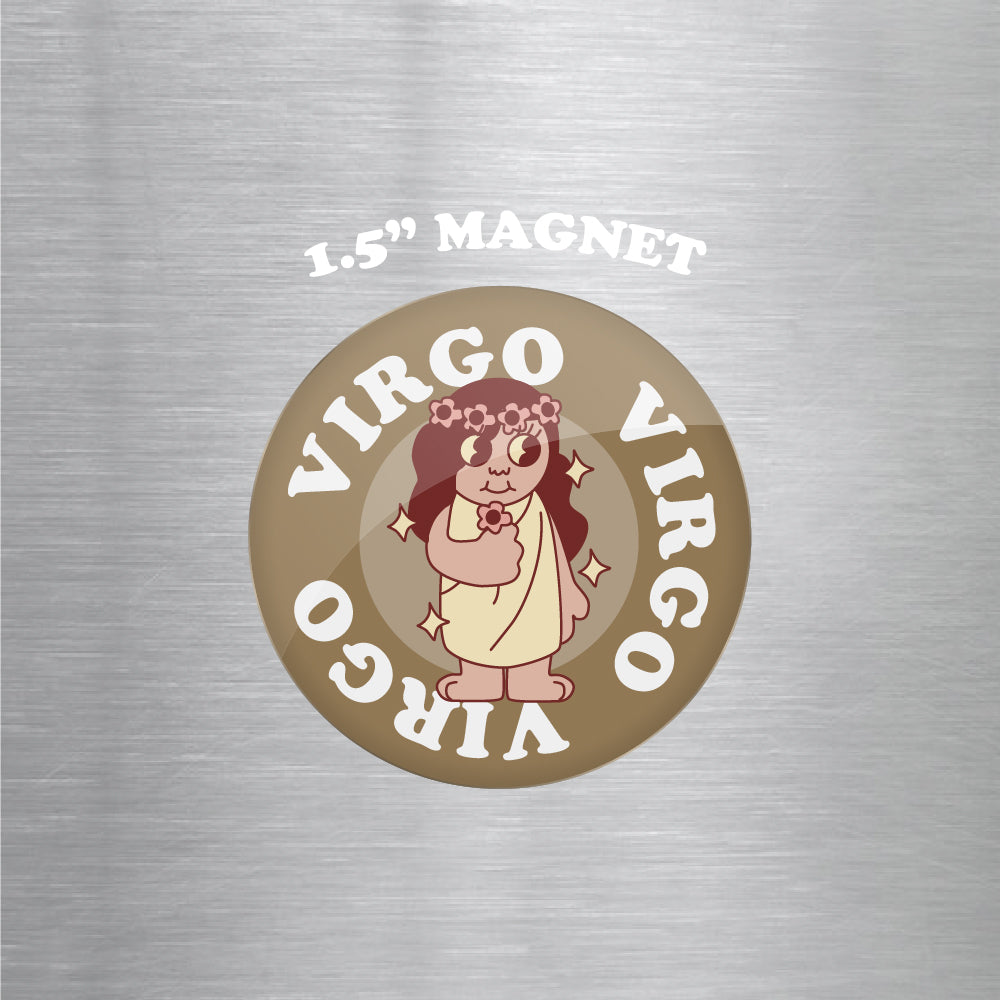 Virgo Astrology 1.5" Magnet