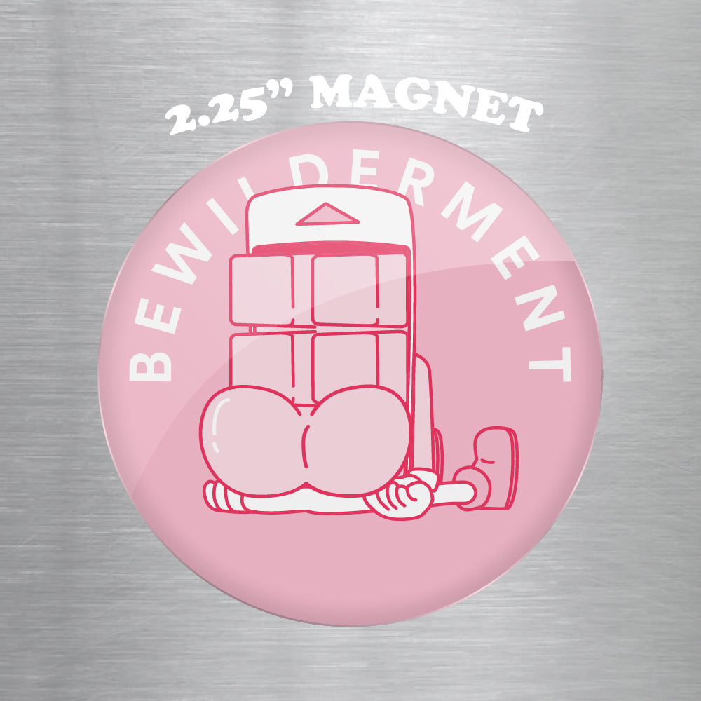 Cheeks Out Wilder 2.25" Magnet