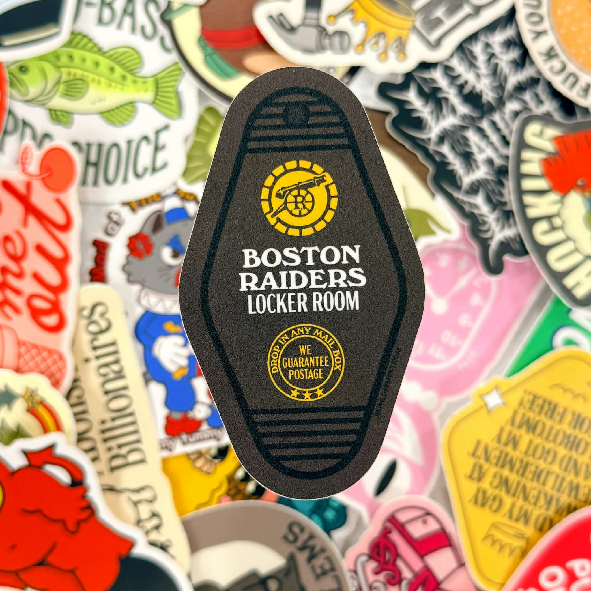 Boston Raiders Locker Room Vinyl Sticker