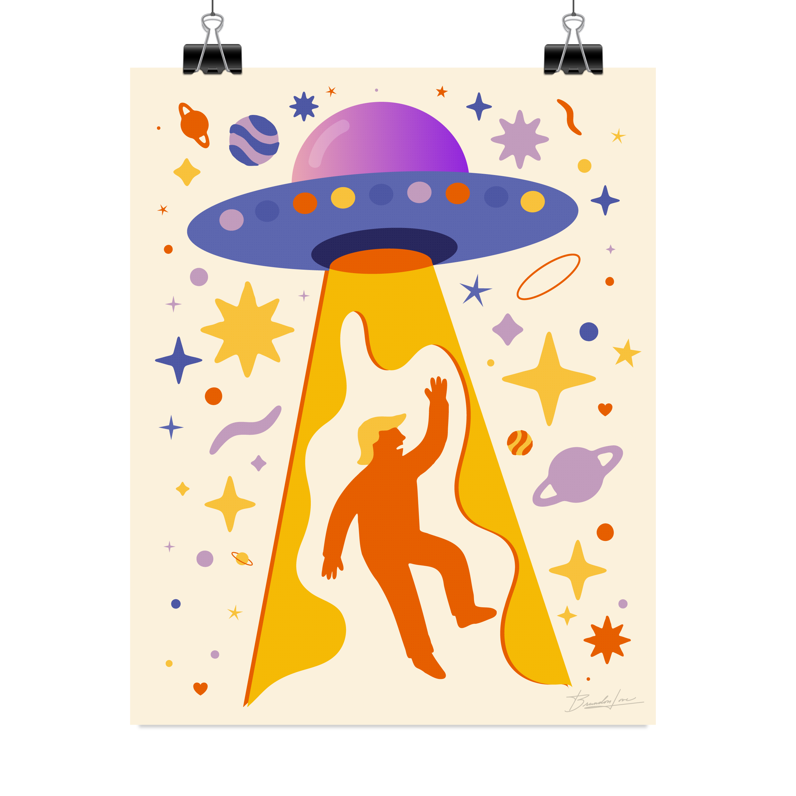 Abduct the President - Art Print