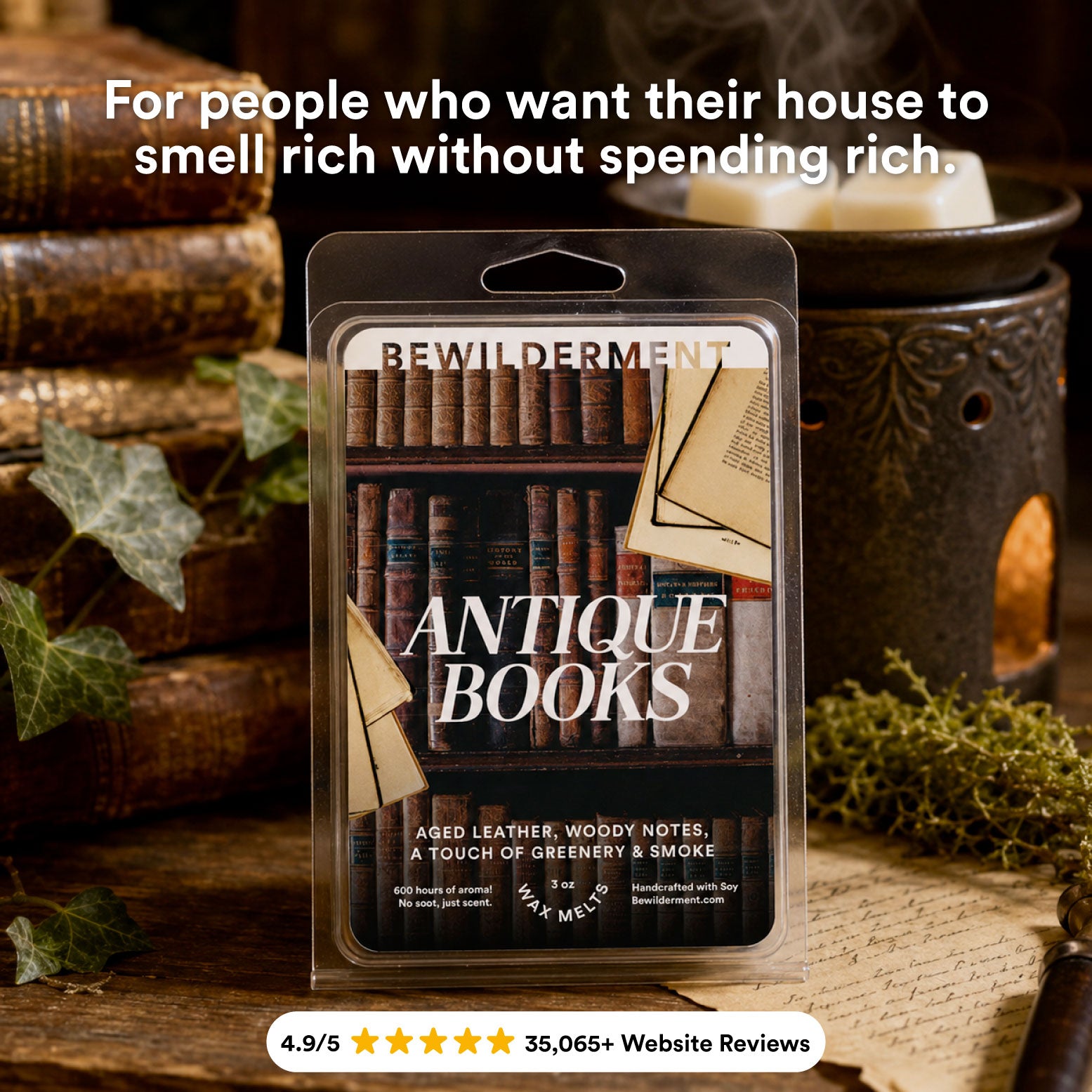 Antique Book Smell Wax Melts