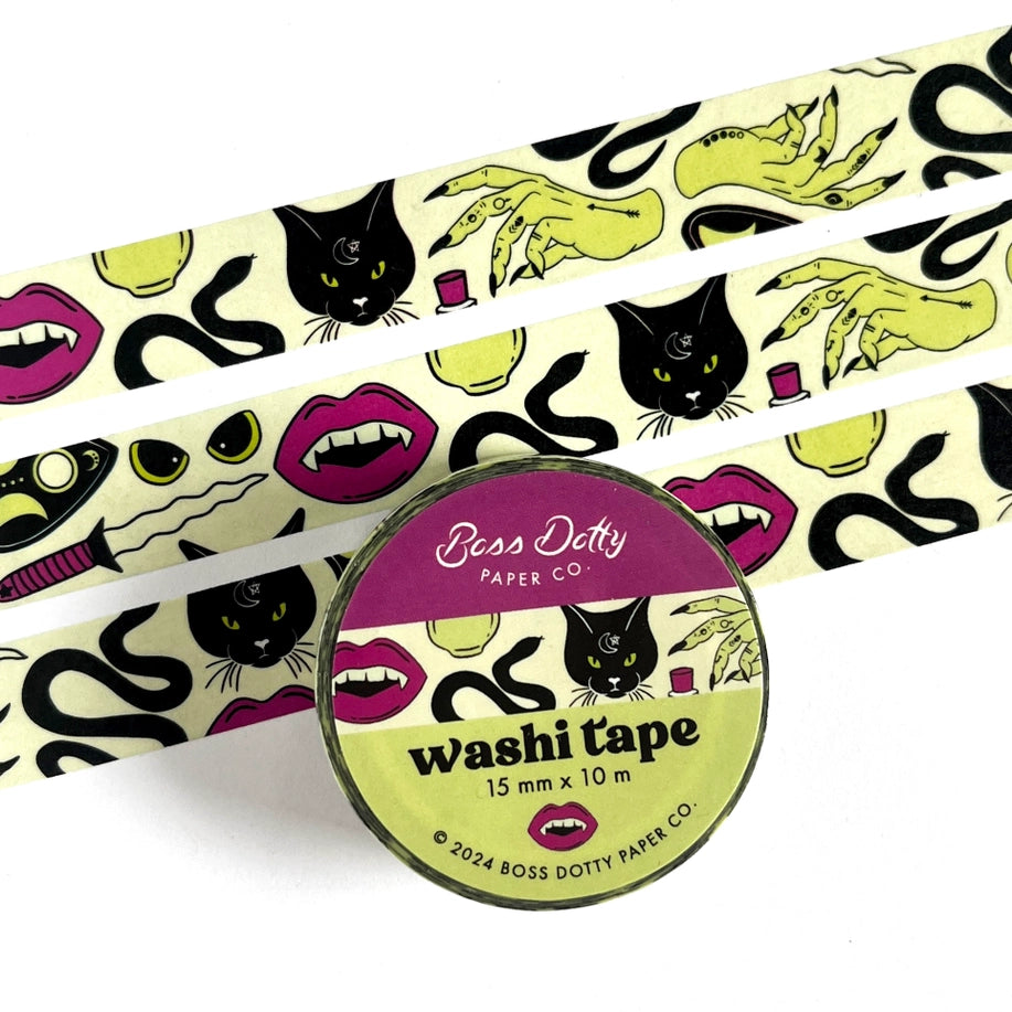 Witchy Icons Washi Tape