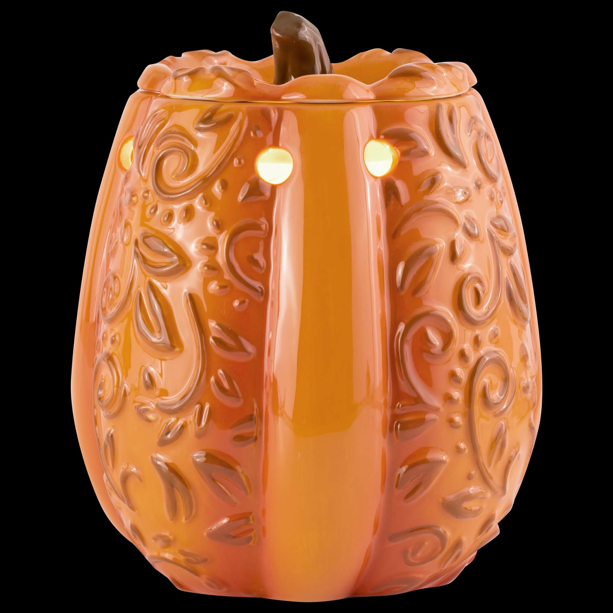 Pumpkin Electric Wax Warmer with Bulb