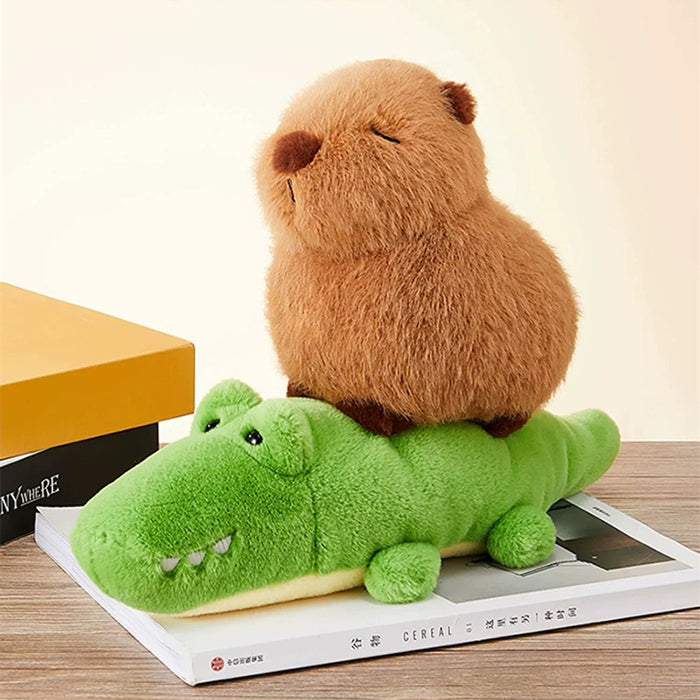 Capybara & Crocodile Plush Buddies