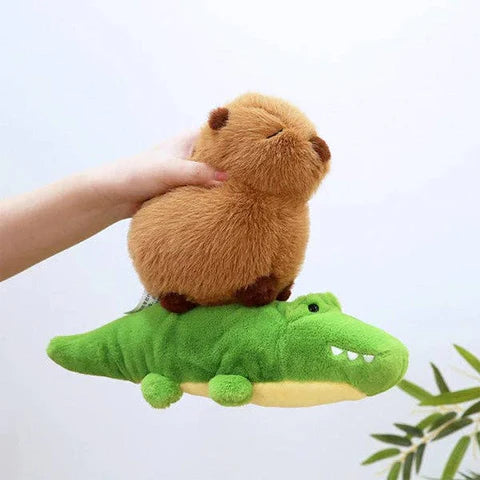 Capybara & Crocodile Plush Buddies