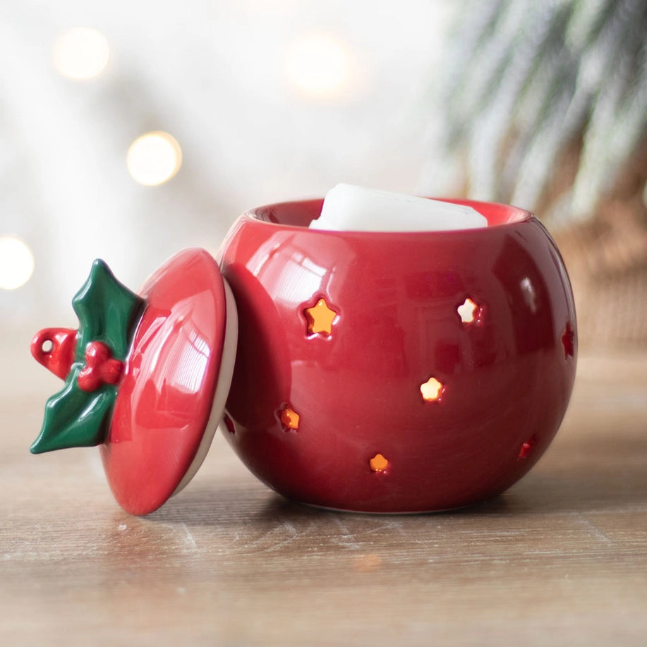 Red Bauble Wax Warmer