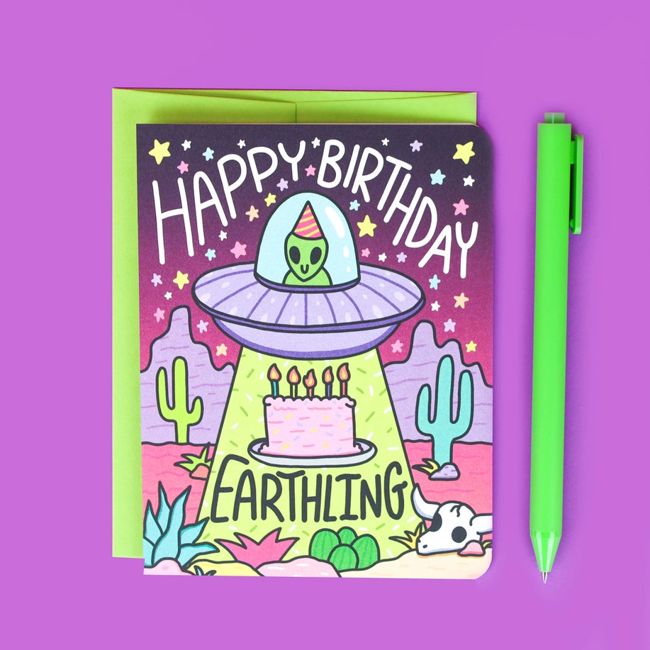 Happy Birthday Earthing - Greeting Card