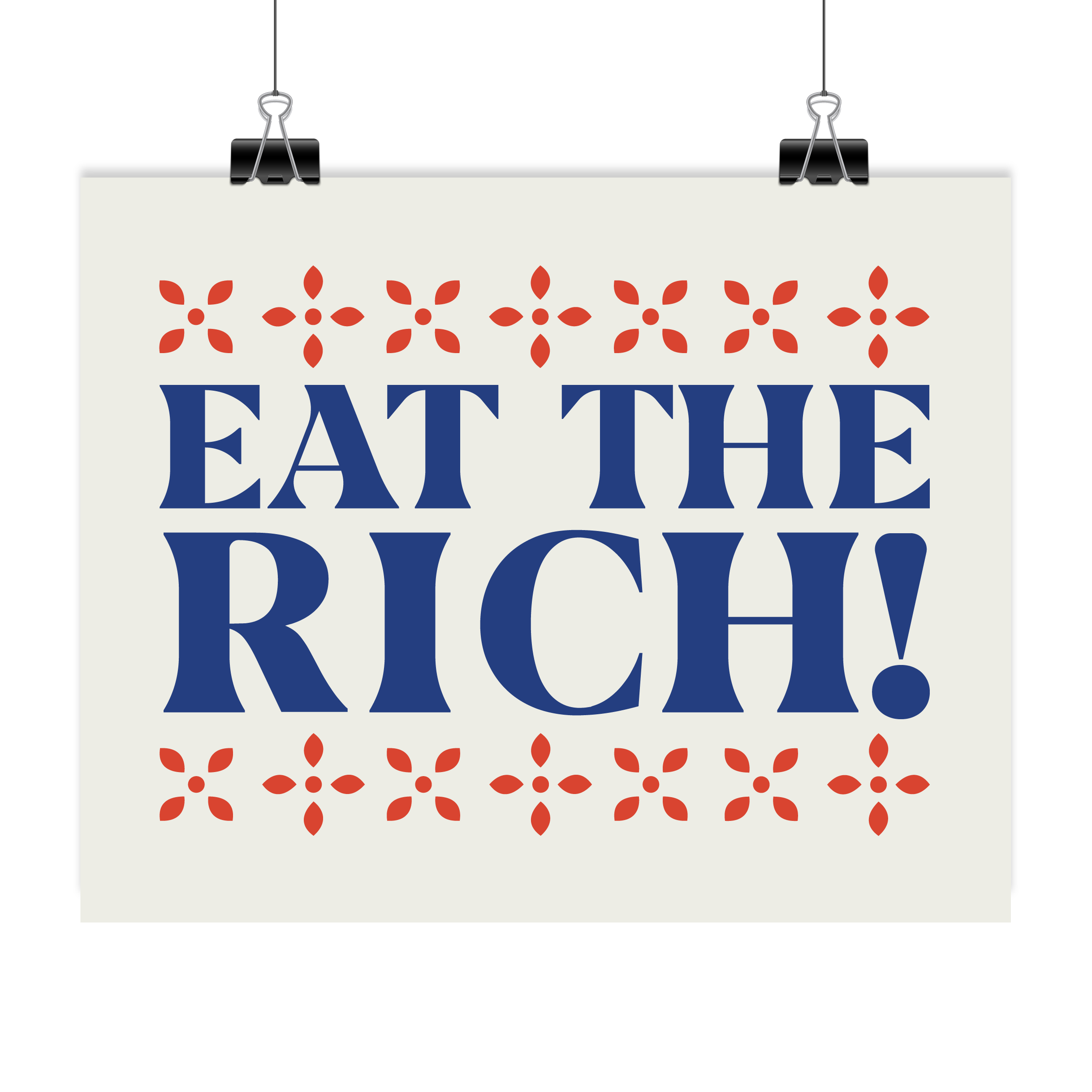 Eat The Rich - Art Print