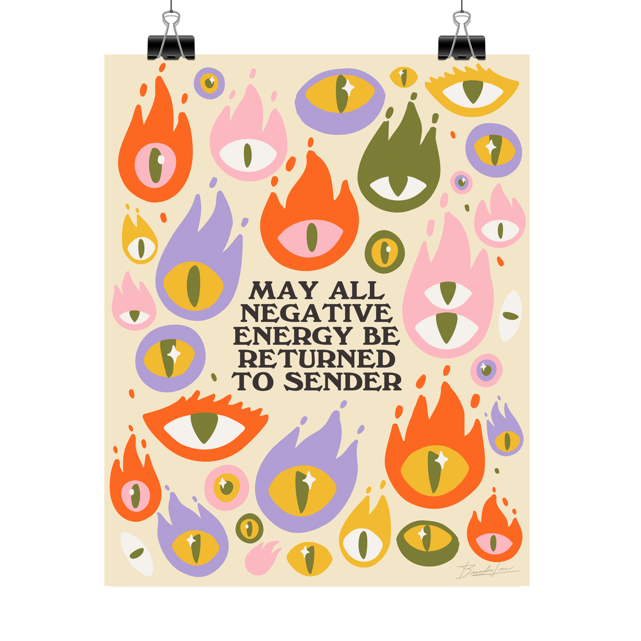 Evil Eyes - Art Print