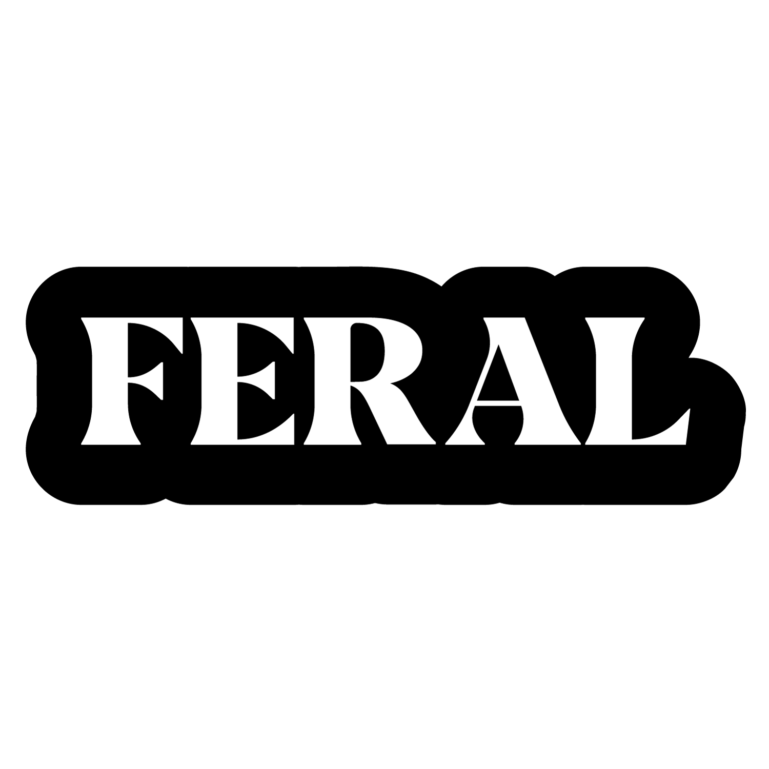 FERAL Vinyl Sticker