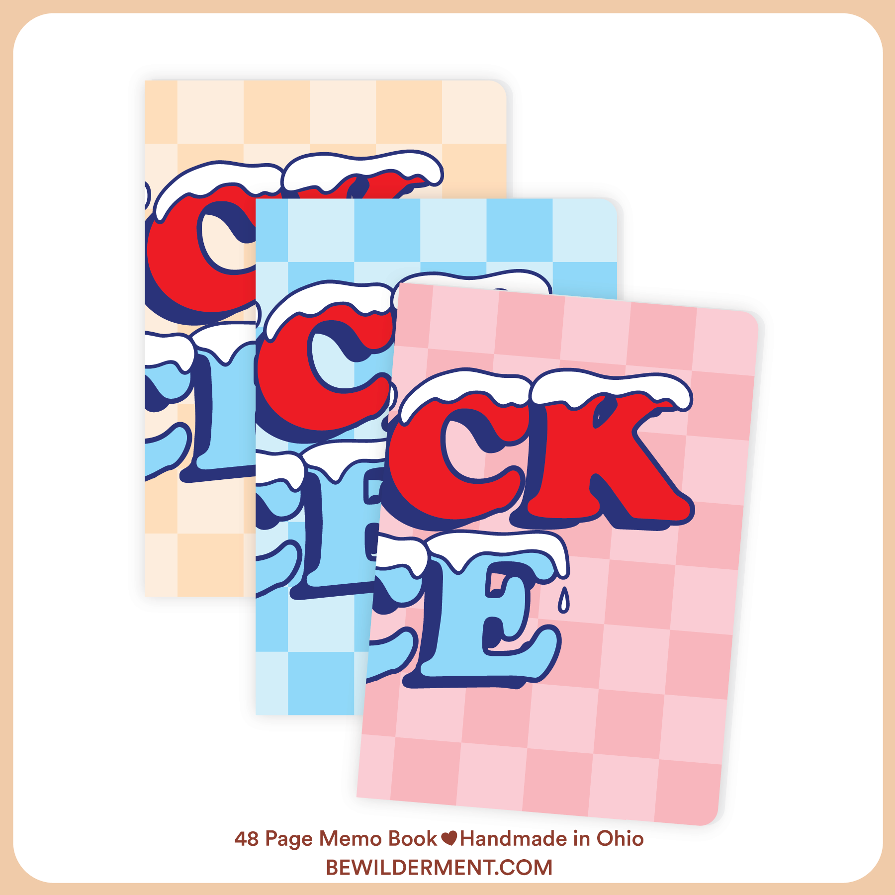 Fuck I.C.E. Memo Journal 3-Pack