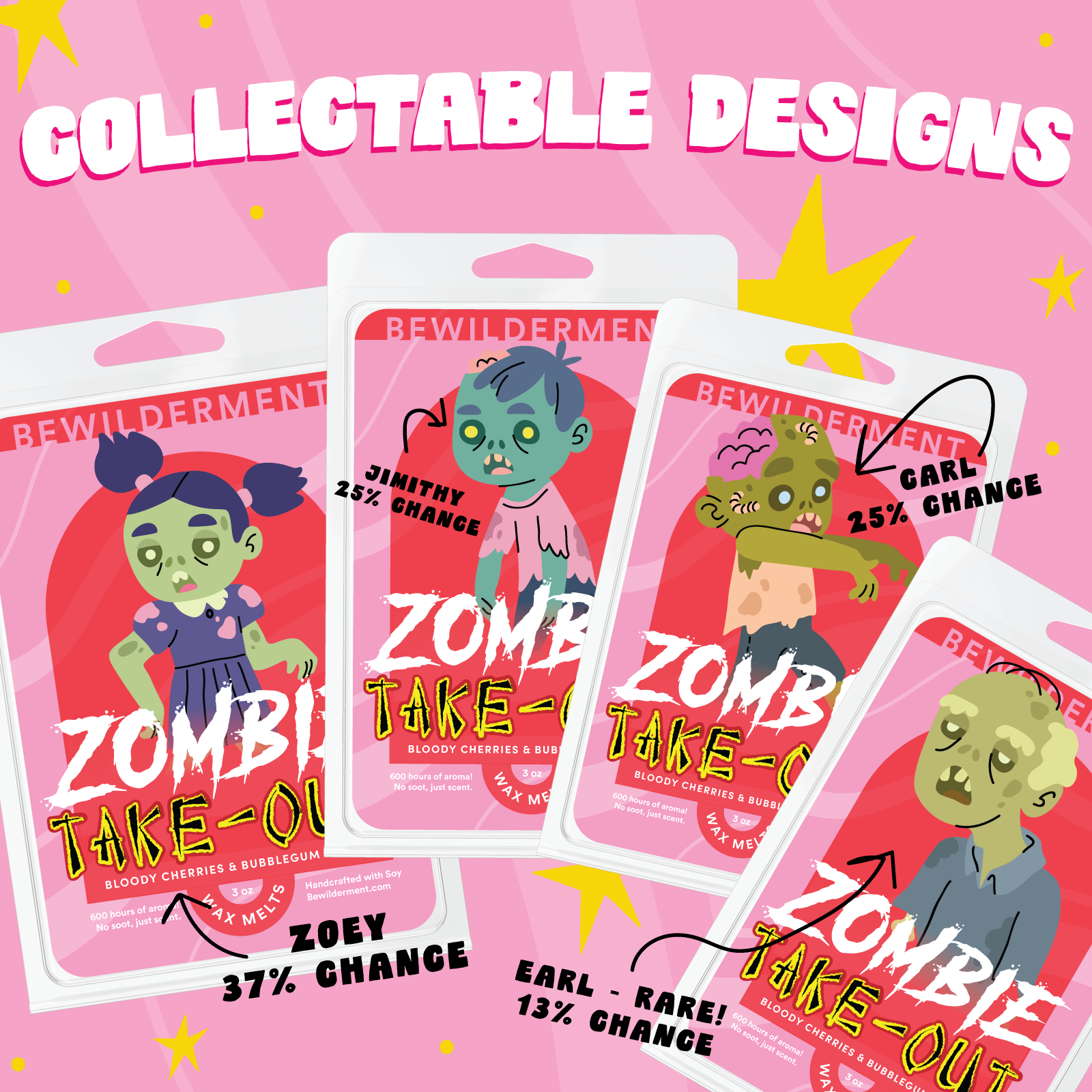 Zombie Take-Out Wax Melts
