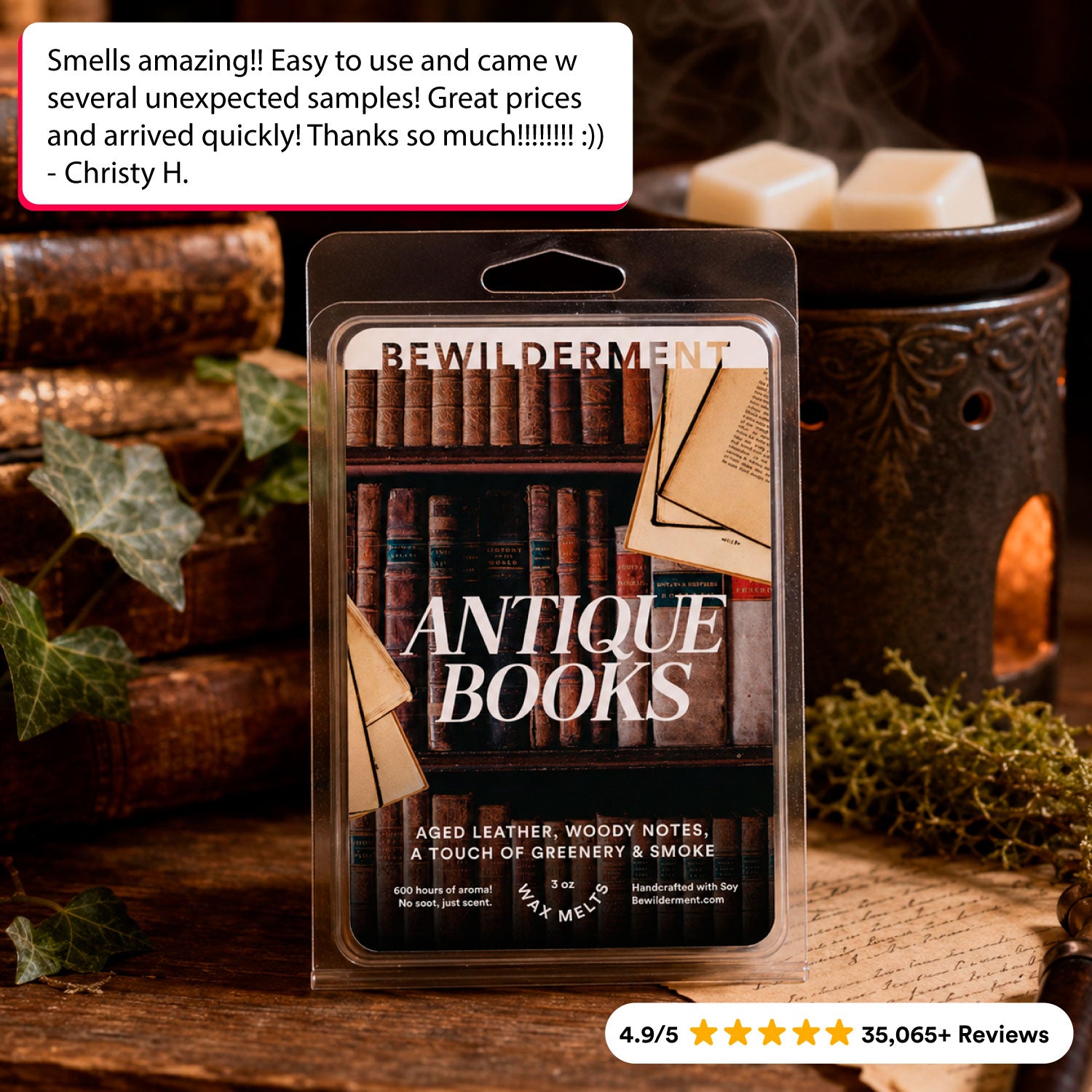 Antique Book Smell Wax Melts