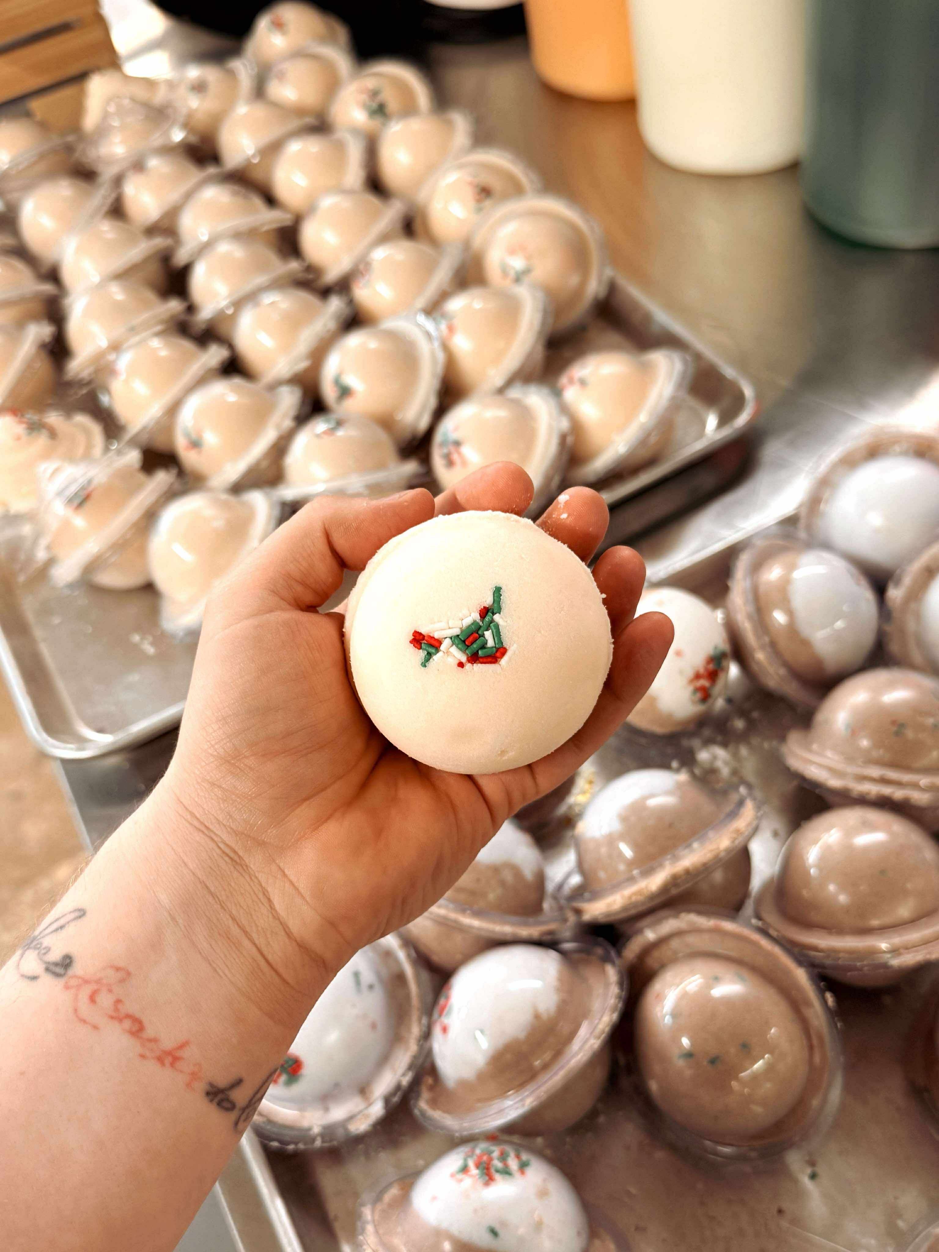 Cookie Butter Bath Bomb