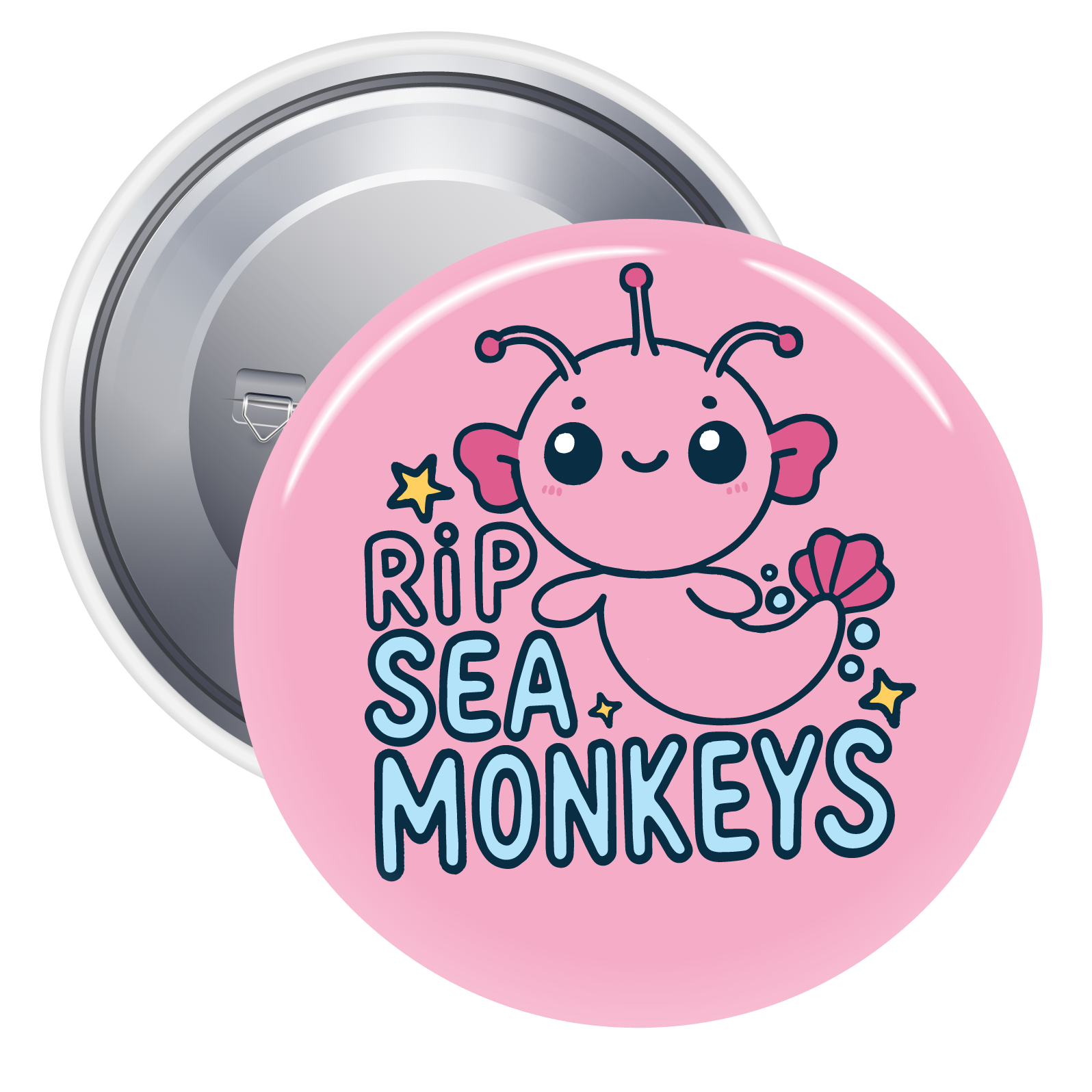 RIP Sea Monkeys Pinback Button