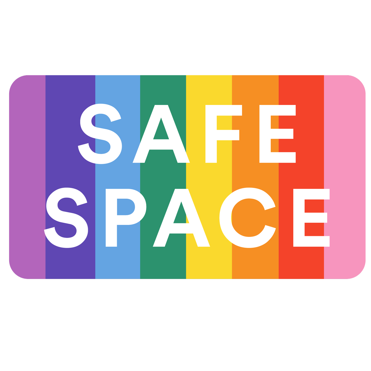 Safe Space Vinyl Sticker
