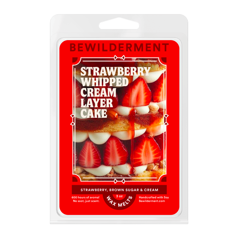 Strawberry Whipped Cream Layer Cake Wax Melts