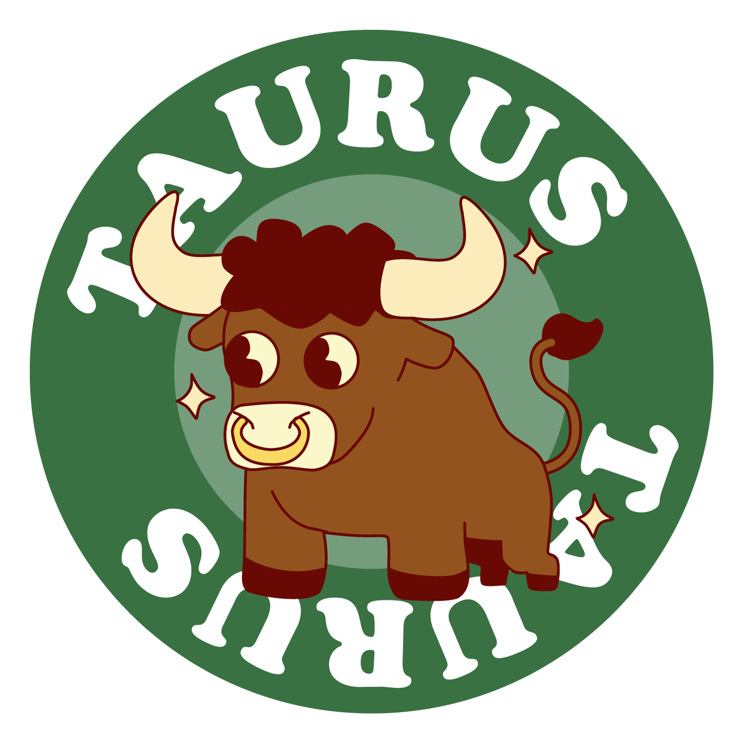 Taurus Astrology Vinyl Sticker