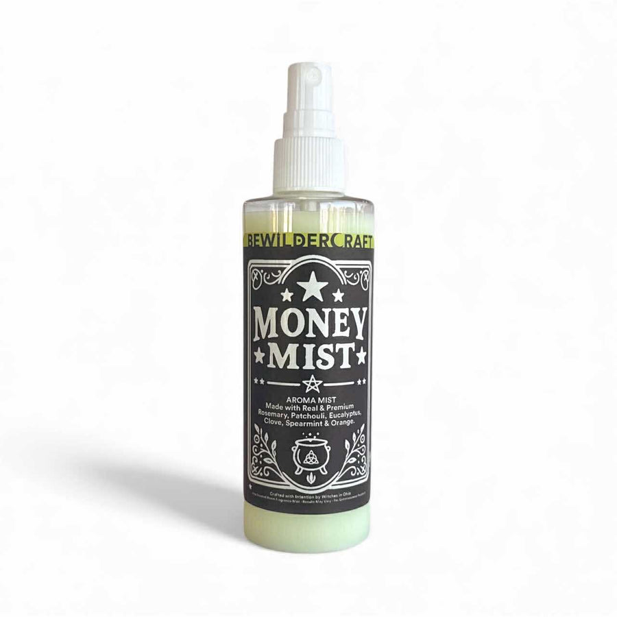 BewilderCraft Money Mist aroma mist, a past Witchy Box example