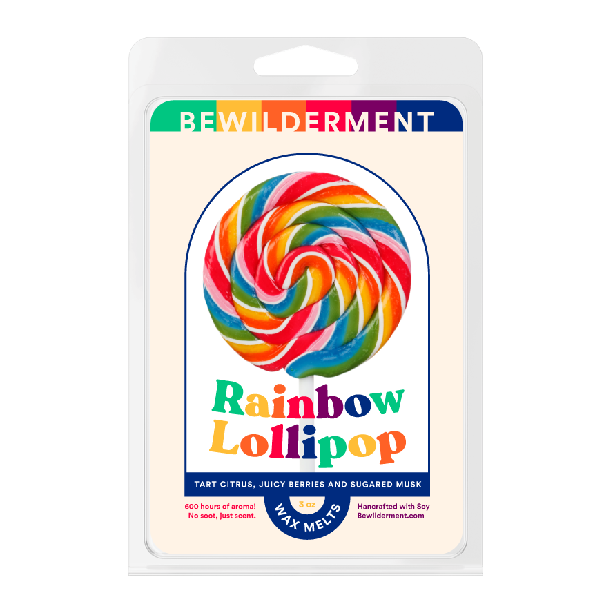 Rainbow Lollipop Wax Melts